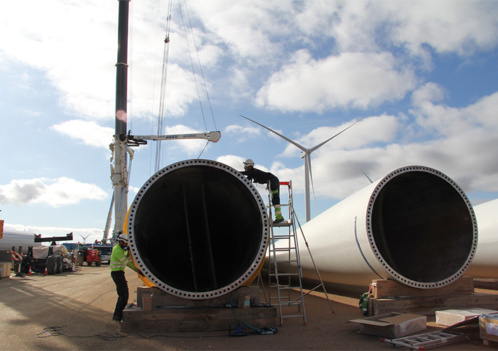 Foto ENEL GREEN POWER ESPAÑA CONECTA EN MÁLAGA UN PARQUE EÓLICO, CON UNA INVERSIÓN DE 35,5 MILLONES.